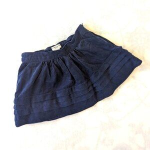 Cyrillus Paris blue velour skirt girls size 3T
